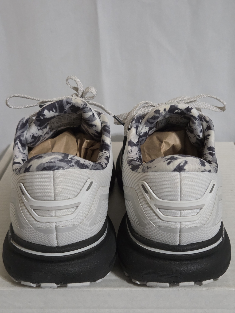 Brooks Ghost 15 Running Shoes White Grey Camo US Women Size 9 - Picture 10 of 10